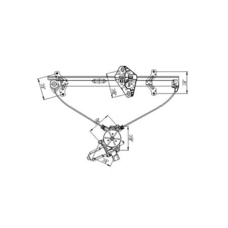 TYC Power Window Motor and Regulator Assembly FQPX-TYC-660063 Engine Performance