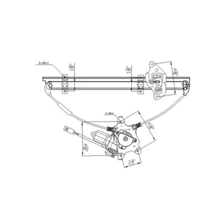 TYC Power Window Motor and Regulator Assembly FQPX-TYC-660070 Engine Performance