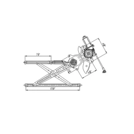 TYC Power Window Motor and Regulator Assembly FQPX-TYC-660088 Engine Performance