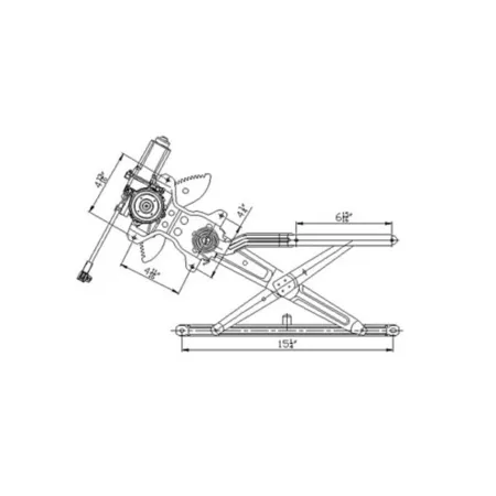 TYC Power Window Motor and Regulator Assembly FQPX-TYC-660089 Engine Performance