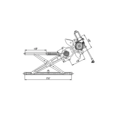 TYC Power Window Motor and Regulator Assembly FQPX-TYC-660090 Engine Performance