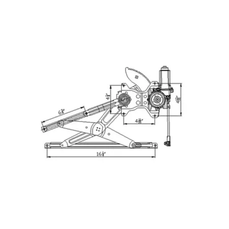 TYC Power Window Motor and Regulator Assembly FQPX-TYC-660094 Engine Performance