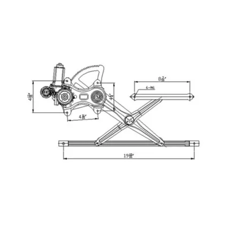 TYC Power Window Motor and Regulator Assembly FQPX-TYC-660097 Engine Performance