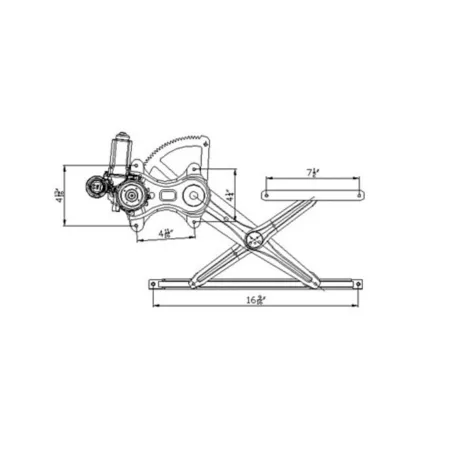 TYC Power Window Motor and Regulator Assembly FQPX-TYC-660099 Engine Performance