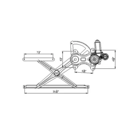 TYC Power Window Motor and Regulator Assembly FQPX-TYC-660100 Engine Performance