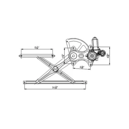 TYC Power Window Motor and Regulator Assembly FQPX-TYC-660102 Engine Performance