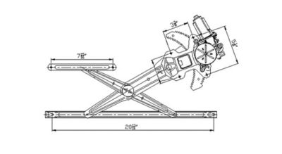 TYC Power Window Motor and Regulator Assembly, FQPX-TYC-660112