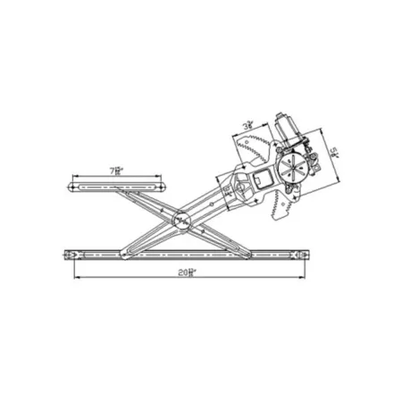 TYC Power Window Motor and Regulator Assembly FQPX-TYC-660112 Engine Performance