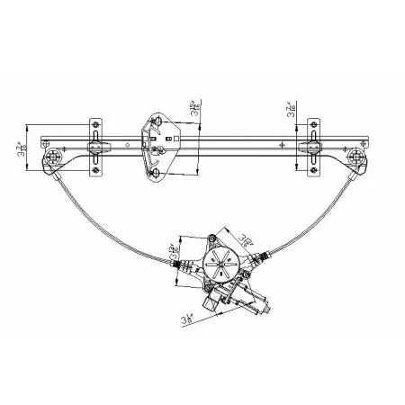 TYC Power Window Motor and Regulator Assembly FQPX-TYC-660126 Engine Performance