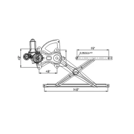 TYC Power Window Motor and Regulator Assembly FQPX-TYC-660129 Engine Performance