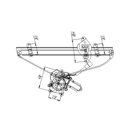 TYC Power Window Motor and Regulator Assembly FQPX-TYC-660155 Engine Performance