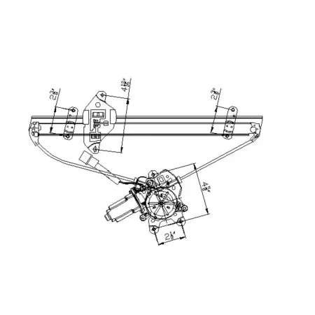 TYC Power Window Motor and Regulator Assembly FQPX-TYC-660156 Engine Performance