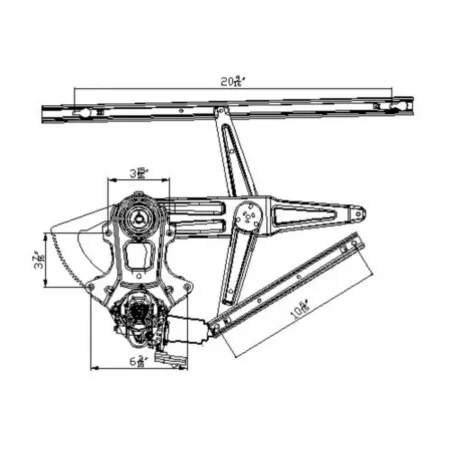 TYC Power Window Motor and Regulator Assembly FQPX-TYC-660161 Engine Performance