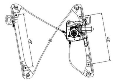 TYC Power Window Motor and Regulator Assembly, FQPX-TYC-660172