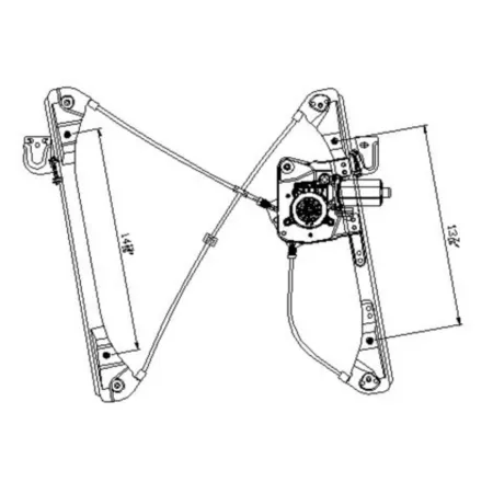 TYC Power Window Motor and Regulator Assembly FQPX-TYC-660172 Engine Performance