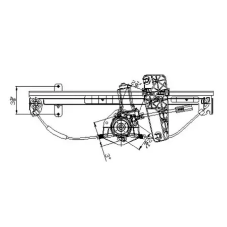 TYC Power Window Motor and Regulator Assembly FQPX-TYC-660173 Engine Performance