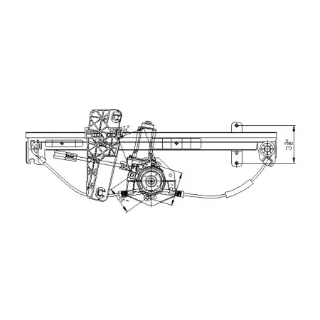 TYC Power Window Motor and Regulator Assembly FQPX-TYC-660174 Engine Performance