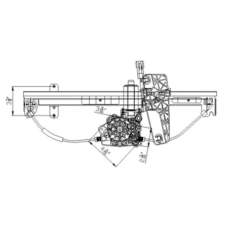 TYC Power Window Motor and Regulator Assembly FQPX-TYC-660175 Engine Performance