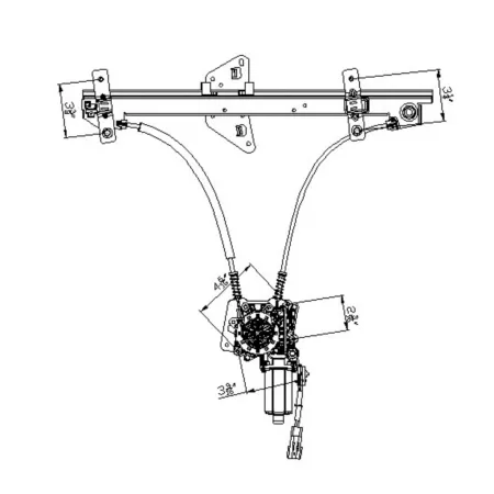 TYC Power Window Motor and Regulator Assembly FQPX-TYC-660177 Engine Performance