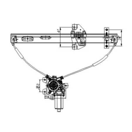 TYC Power Window Motor and Regulator Assembly FQPX-TYC-660179 Engine Performance