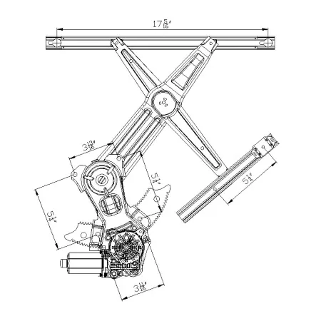 TYC Power Window Motor and Regulator Assembly FQPX-TYC-660183 Engine Performance