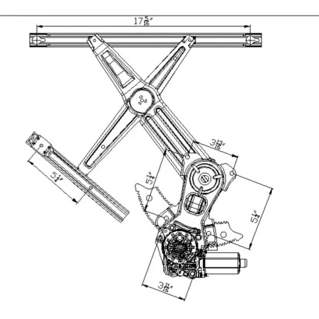 TYC Power Window Motor and Regulator Assembly FQPX-TYC-660184 Engine Performance