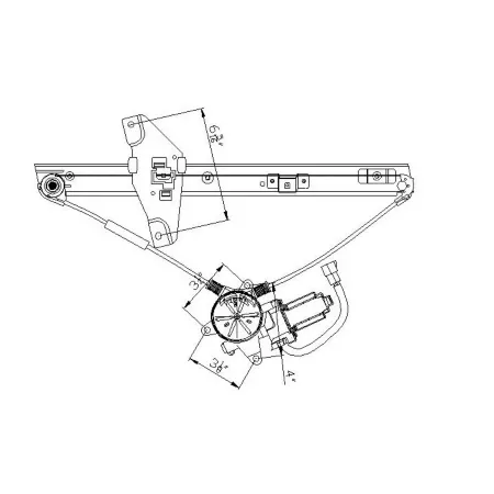 TYC Power Window Motor and Regulator Assembly FQPX-TYC-660189 Engine Performance