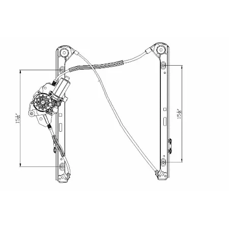 TYC Power Window Motor and Regulator Assembly FQPX-TYC-660193 Engine Performance