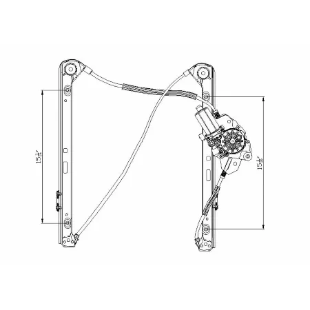 TYC Power Window Motor and Regulator Assembly FQPX-TYC-660194 Engine Performance