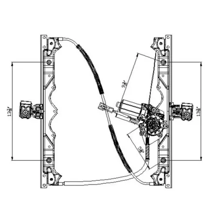 TYC Power Window Motor and Regulator Assembly FQPX-TYC-660202 Engine Performance