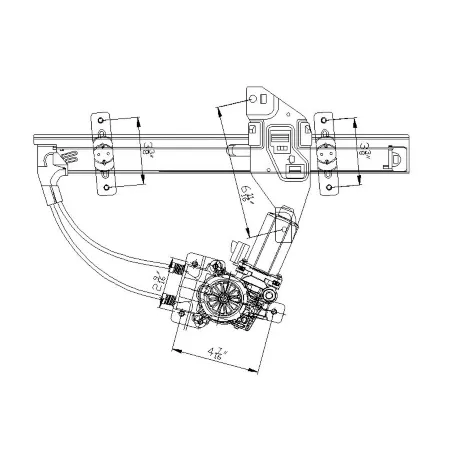 TYC Power Window Motor and Regulator Assembly FQPX-TYC-660211 Engine Performance