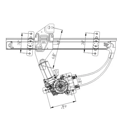 TYC Power Window Motor and Regulator Assembly FQPX-TYC-660212 Engine Performance