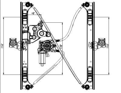 TYC Power Window Motor and Regulator Assembly, FQPX-TYC-660200 at ...