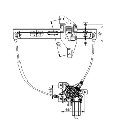 TYC Power Window Motor and Regulator Assembly FQPX-TYC-660221 Engine Performance