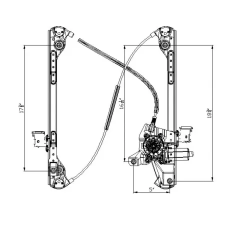 TYC Power Window Motor and Regulator Assembly FQPX-TYC-660226 Engine Performance