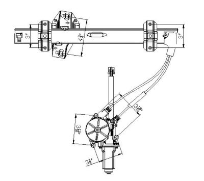 TYC Power Window Motor and Regulator Assembly, FQPX-TYC-660228