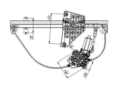 TYC Power Window Motor and Regulator Assembly, FQPX-TYC-660229