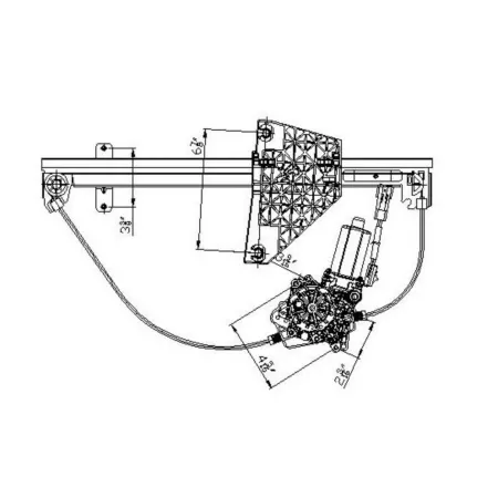 TYC Power Window Motor and Regulator Assembly FQPX-TYC-660229 Engine Performance