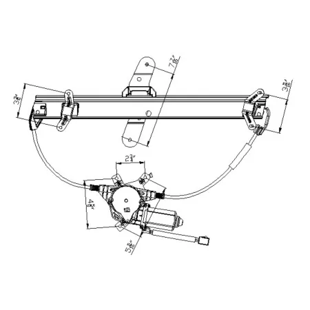 TYC Power Window Motor and Regulator Assembly FQPX-TYC-660232 Engine Performance