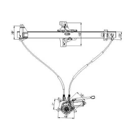 TYC Power Window Motor and Regulator Assembly FQPX-TYC-660234 Engine Performance