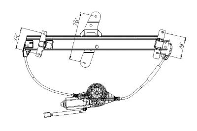 TYC Power Window Motor and Regulator Assembly, FQPX-TYC-660236 at ...