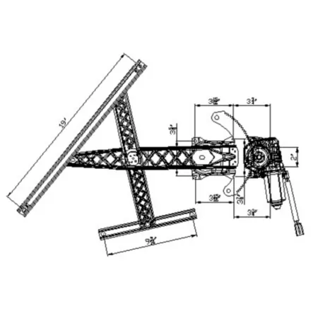 TYC Power Window Motor and Regulator Assembly FQPX-TYC-660243 Engine Performance