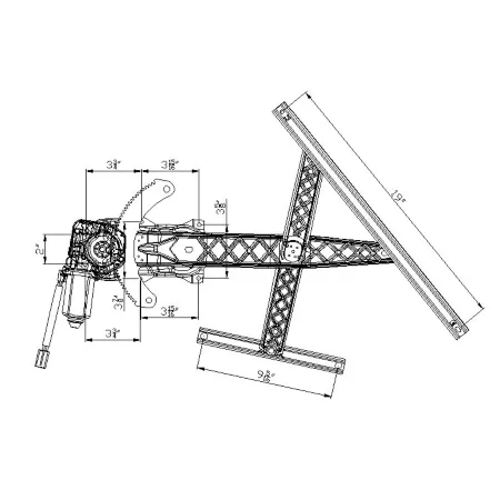 TYC Power Window Motor and Regulator Assembly FQPX-TYC-660244 Engine Performance