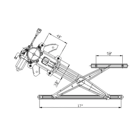 TYC Power Window Motor and Regulator Assembly FQPX-TYC-660245 Engine Performance