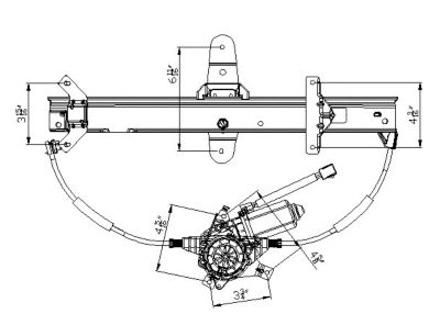 TYC Power Window Motor and Regulator Assembly, FQPX-TYC-660247