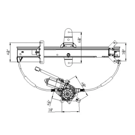 TYC Power Window Motor and Regulator Assembly FQPX-TYC-660248 Engine Performance