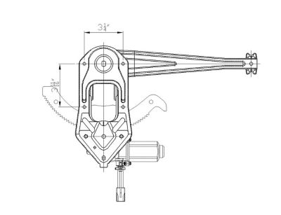 TYC Power Window Motor and Regulator Assembly, FQPX-TYC-660257