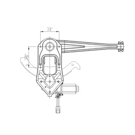 TYC Power Window Motor and Regulator Assembly FQPX-TYC-660257 Engine Performance