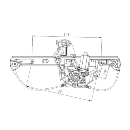 TYC Power Window Motor and Regulator Assembly FQPX-TYC-660265 Engine Performance