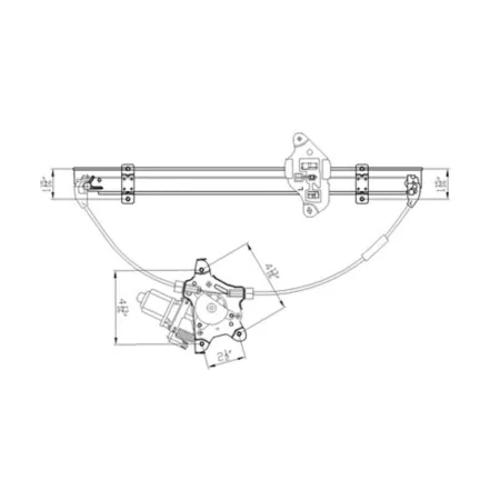 TYC Power Window Motor and Regulator Assembly FQPX-TYC-660316 Engine Performance